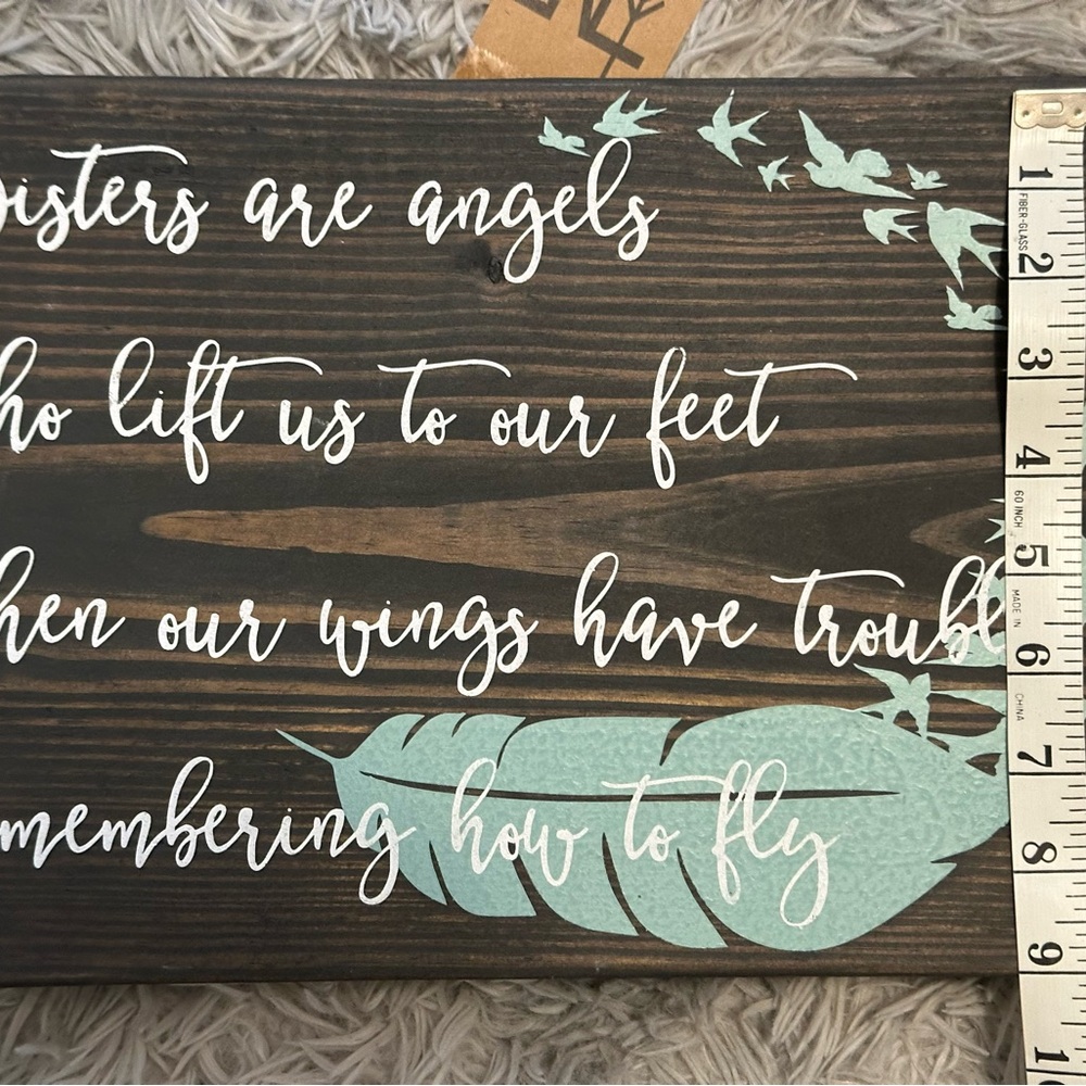 Primitives by TNF designs Quote Wall Art - Brown and Mint - Picture 5 of 6